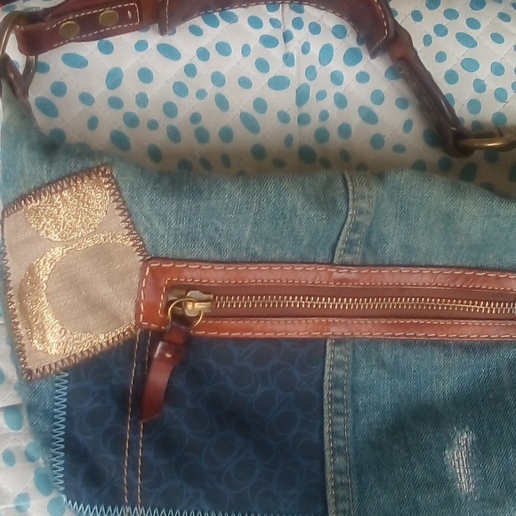 LE Coach Denim Bag-10015!! - Picture 8 of 9